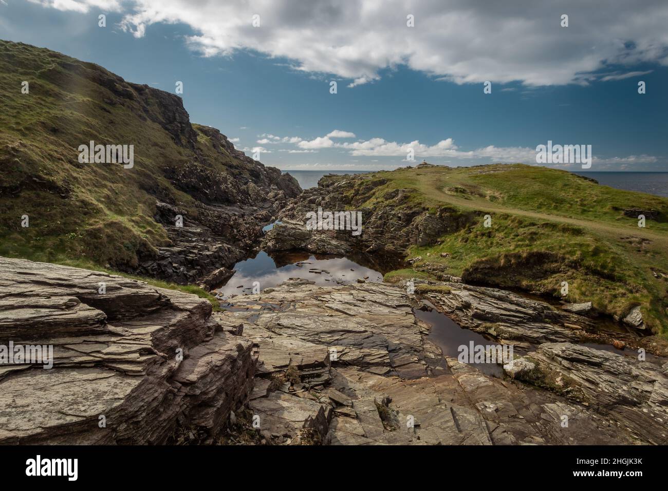 Malin Head landscape. Donegal. Ireland Stock Photo Alamy
