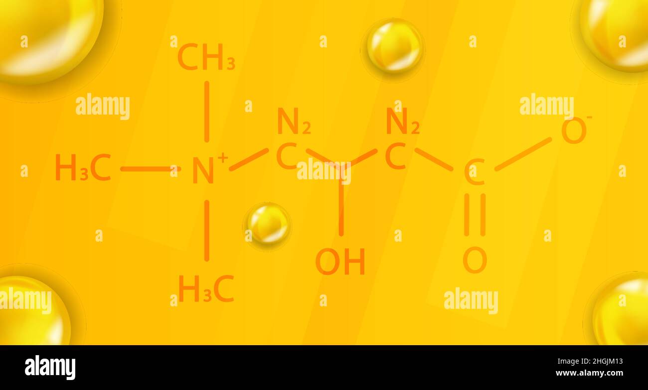 Vitamin B11 chemical formula. Vitamin B11 Realistic chemical molecular