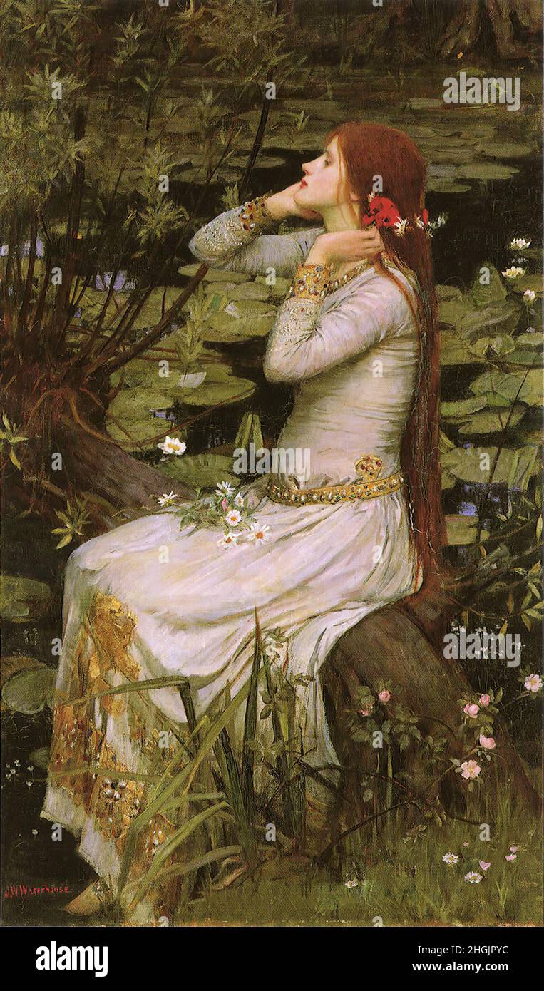 John william waterhouse ophelia hi-res stock photography and