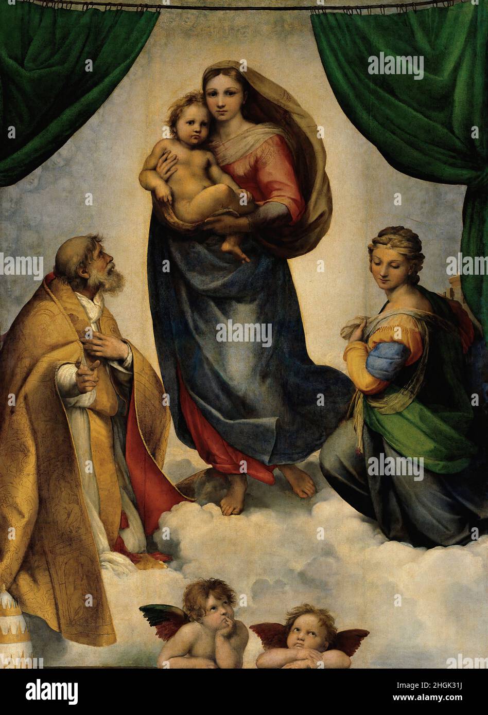 Raphael - The Sistine Madonna Stock Photo