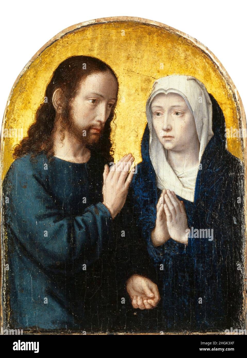Christ Taking Leave of His Mother - 1490 95 - tecnica mista on canvas ...