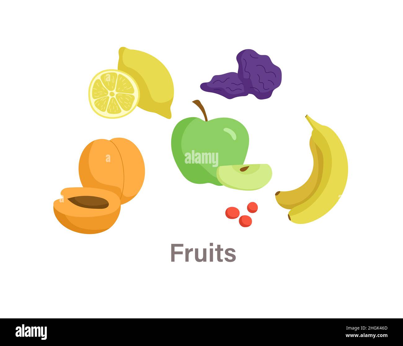 Thyroid nutrition infographic element Stock Vector