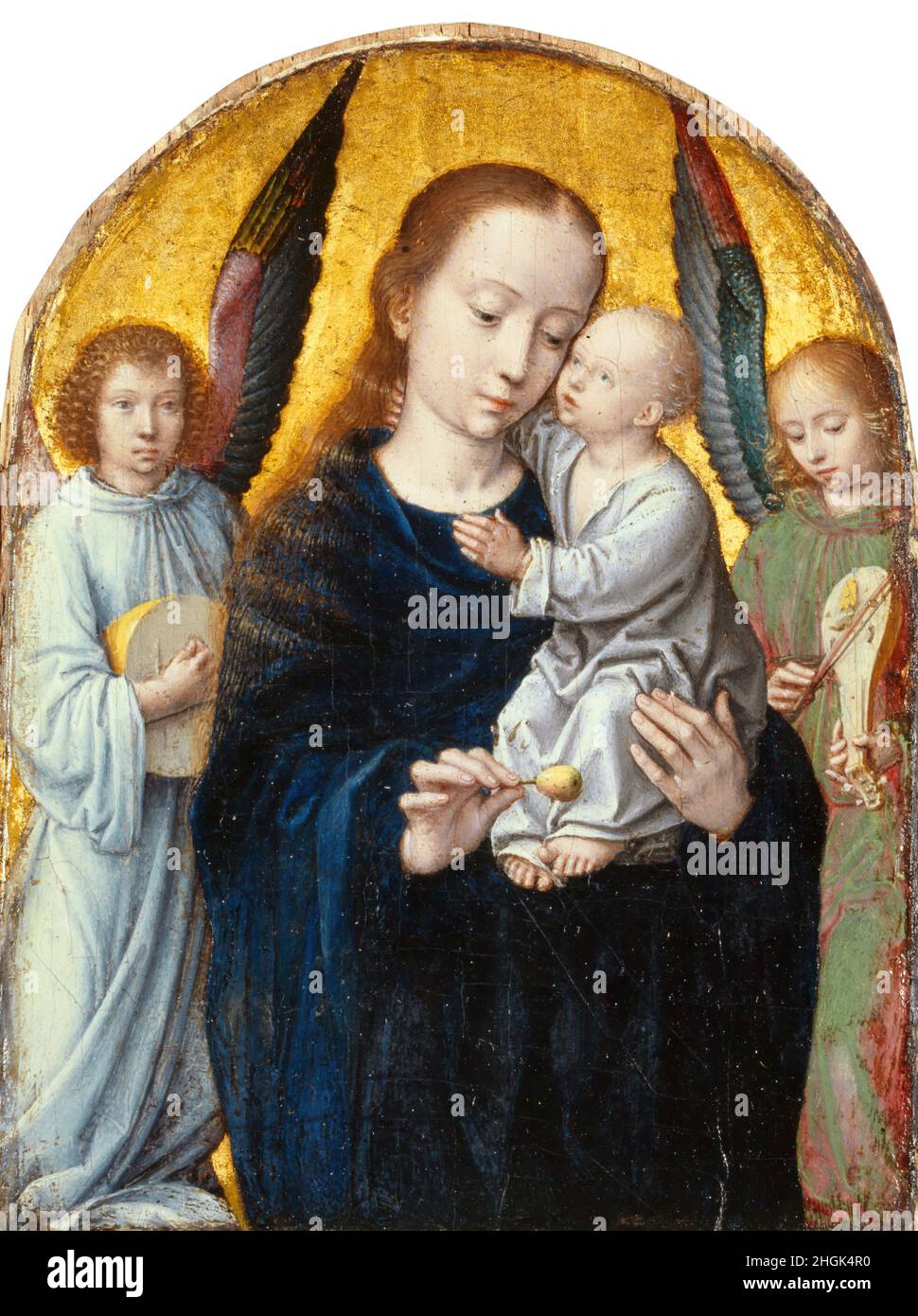 Virgin with Child between Angels playing Music - 1490 95 - tecnica ...