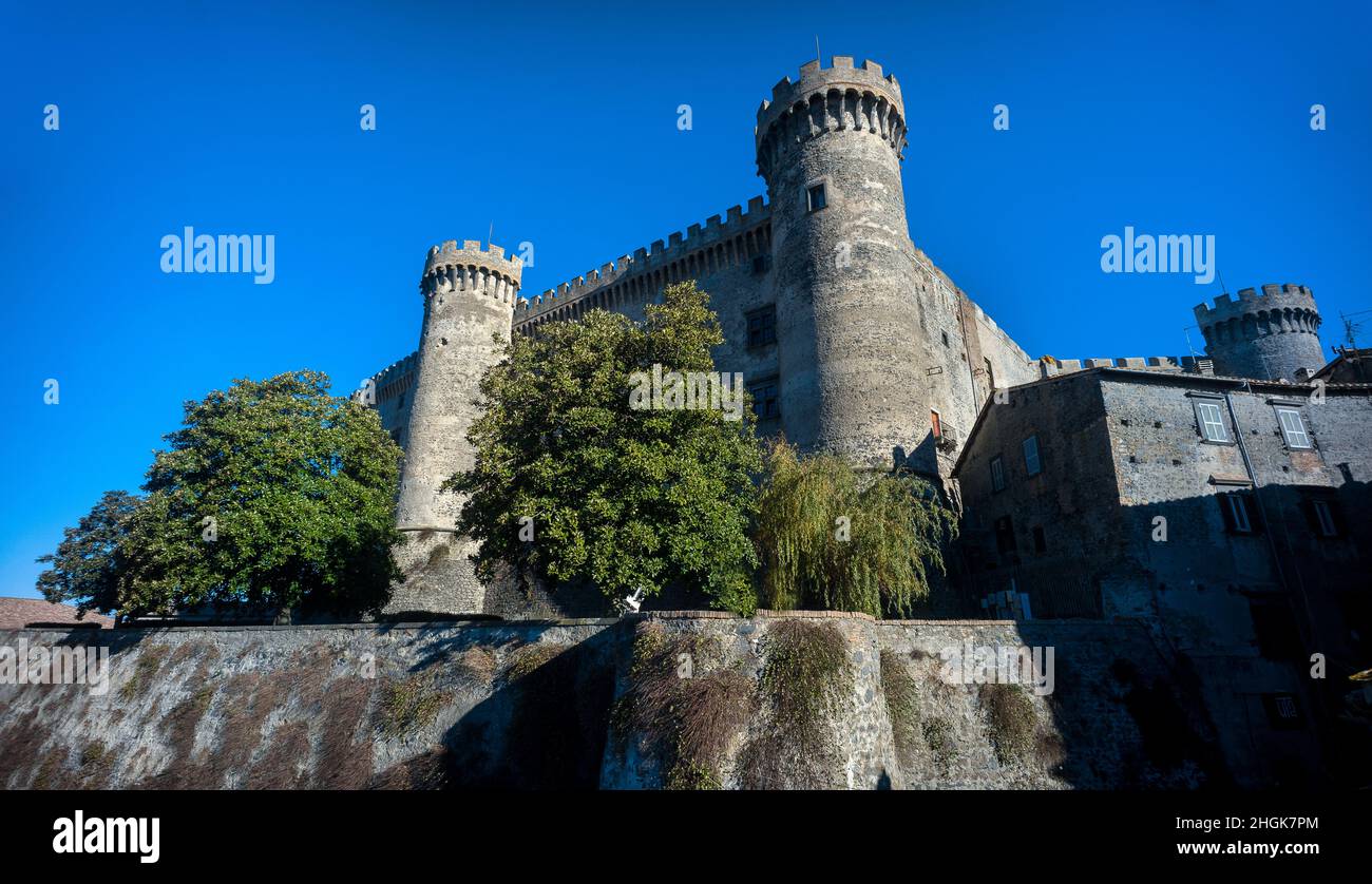 Bracciano, Lazio, Italy: the castle of Bracciano, Orsini Odescalchi castle Stock Photo