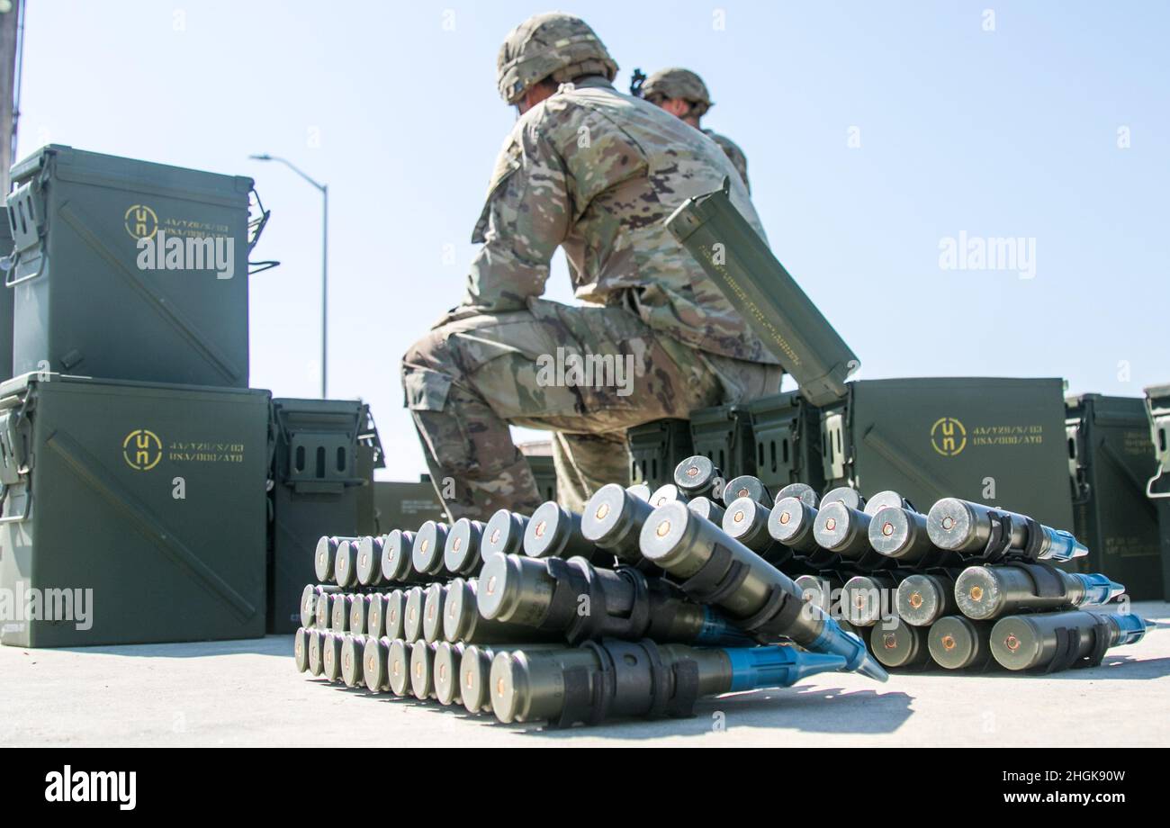 Soldiers from the 82nd Brigade Engineer Battalion, 2nd Armored Brigade ...