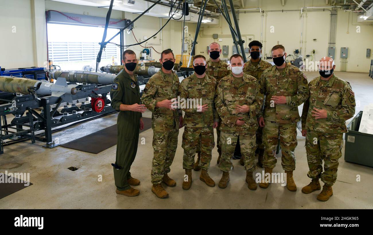 Col. John Gallemore, 8th Fighter Wing commander, Col. Mike Richard, 8th ...