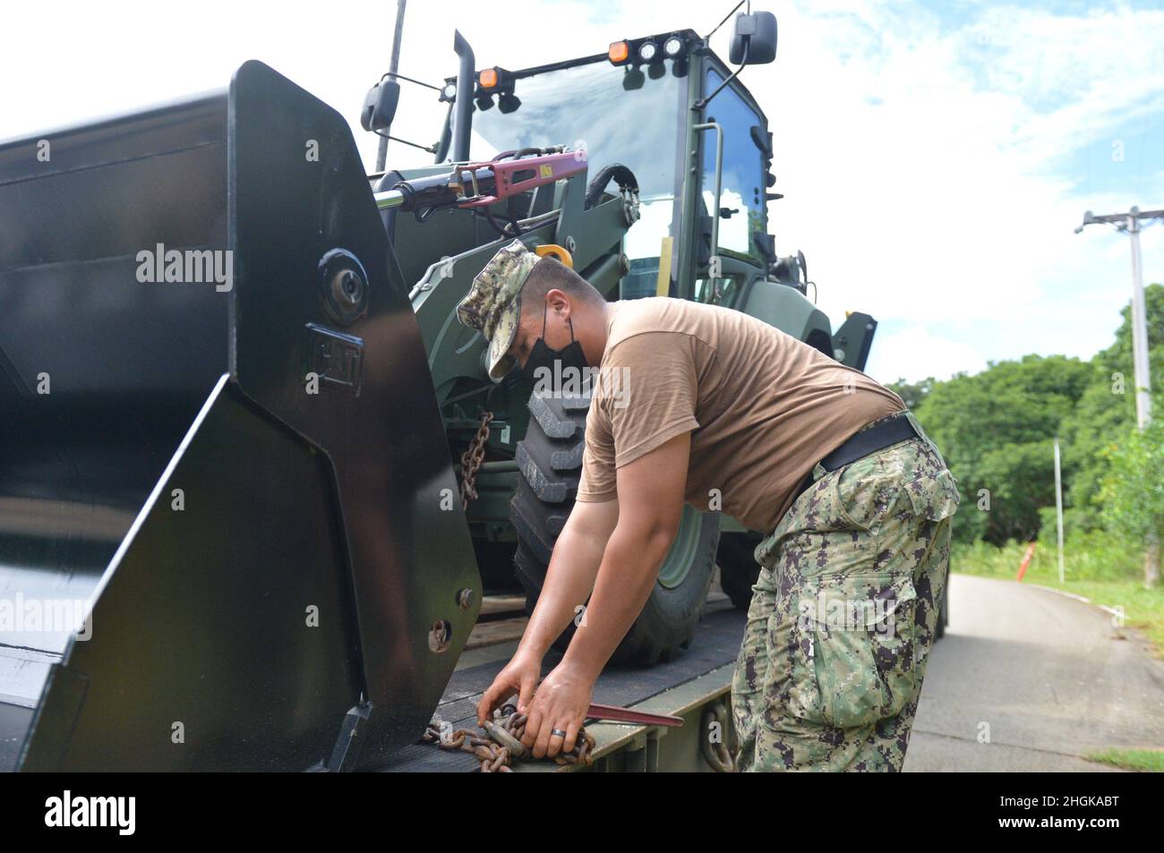 SANTA RITA, Guam (Sep. 1, 2021) Equipment Operator Constructionman