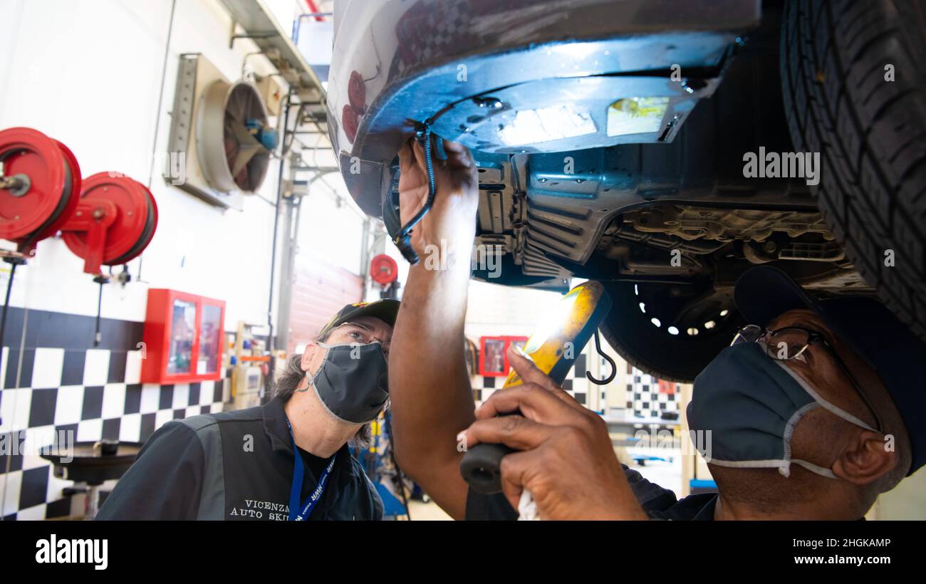 Manager of the Auto Skills Center Larry Douglas, an Anchorage Alaskan