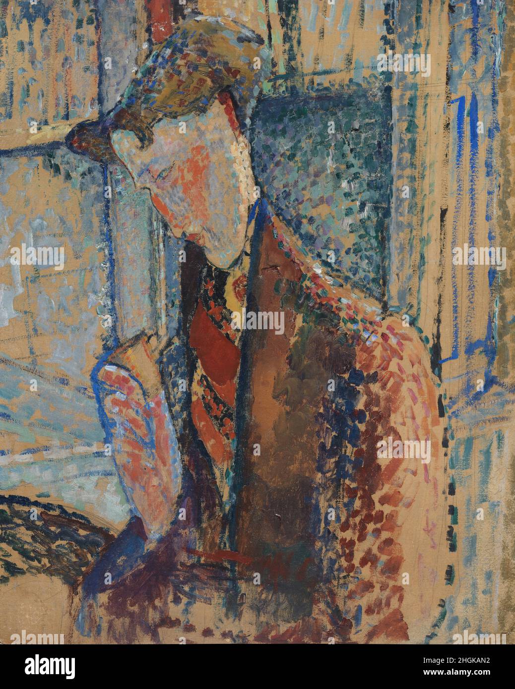 Reverie Study for the Portrait of Frank Burty Haviland 1914 olio