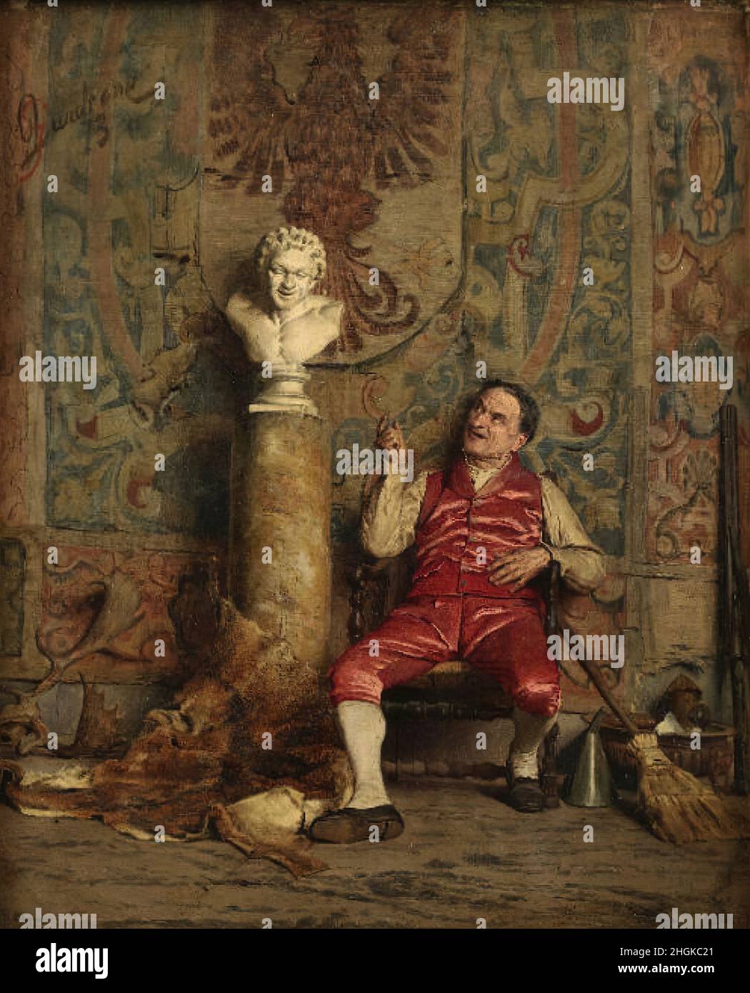 Quadrone Giovanni Battista Private Collection Soliloquio 1873