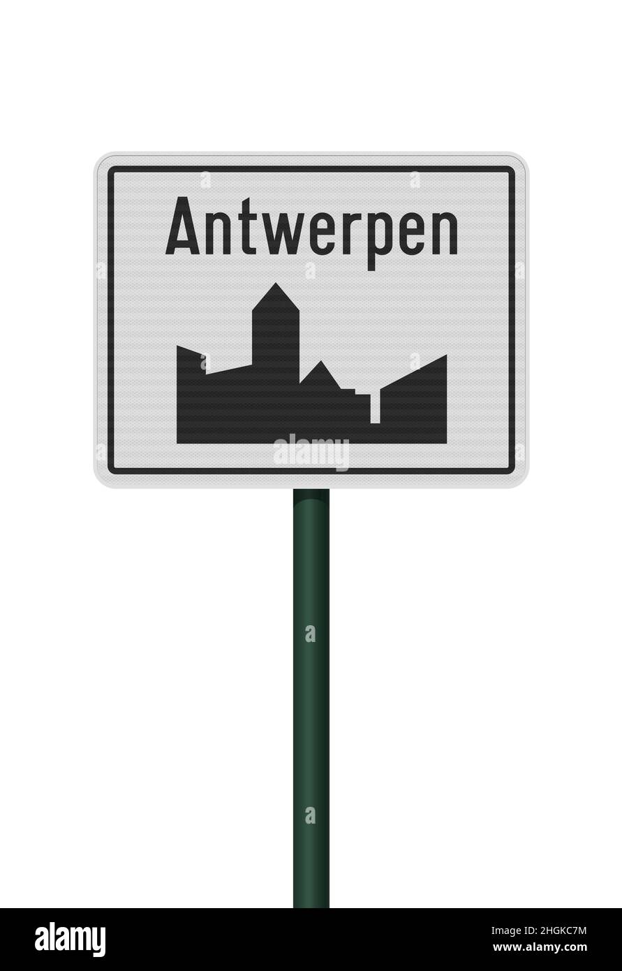 Symbol of antwerp Stock Vector Images Alamy