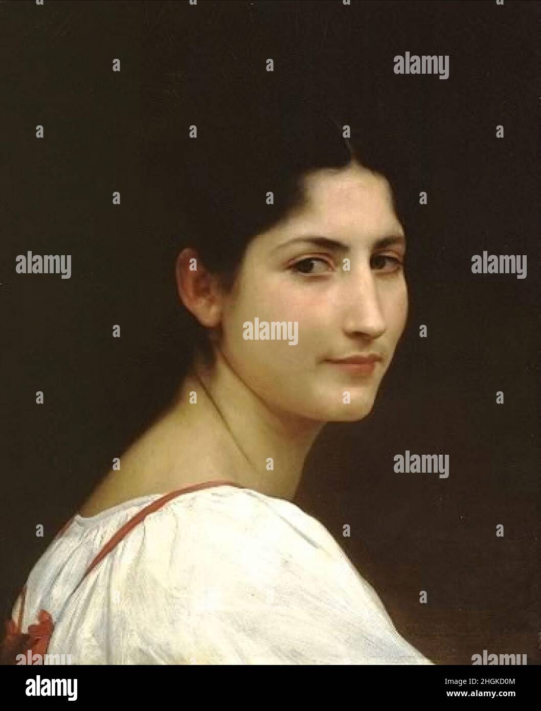 Bouguereau William-Adolphe - Private Collection - Fortunata - 1879 - oil on canvas no info - Stock Photo