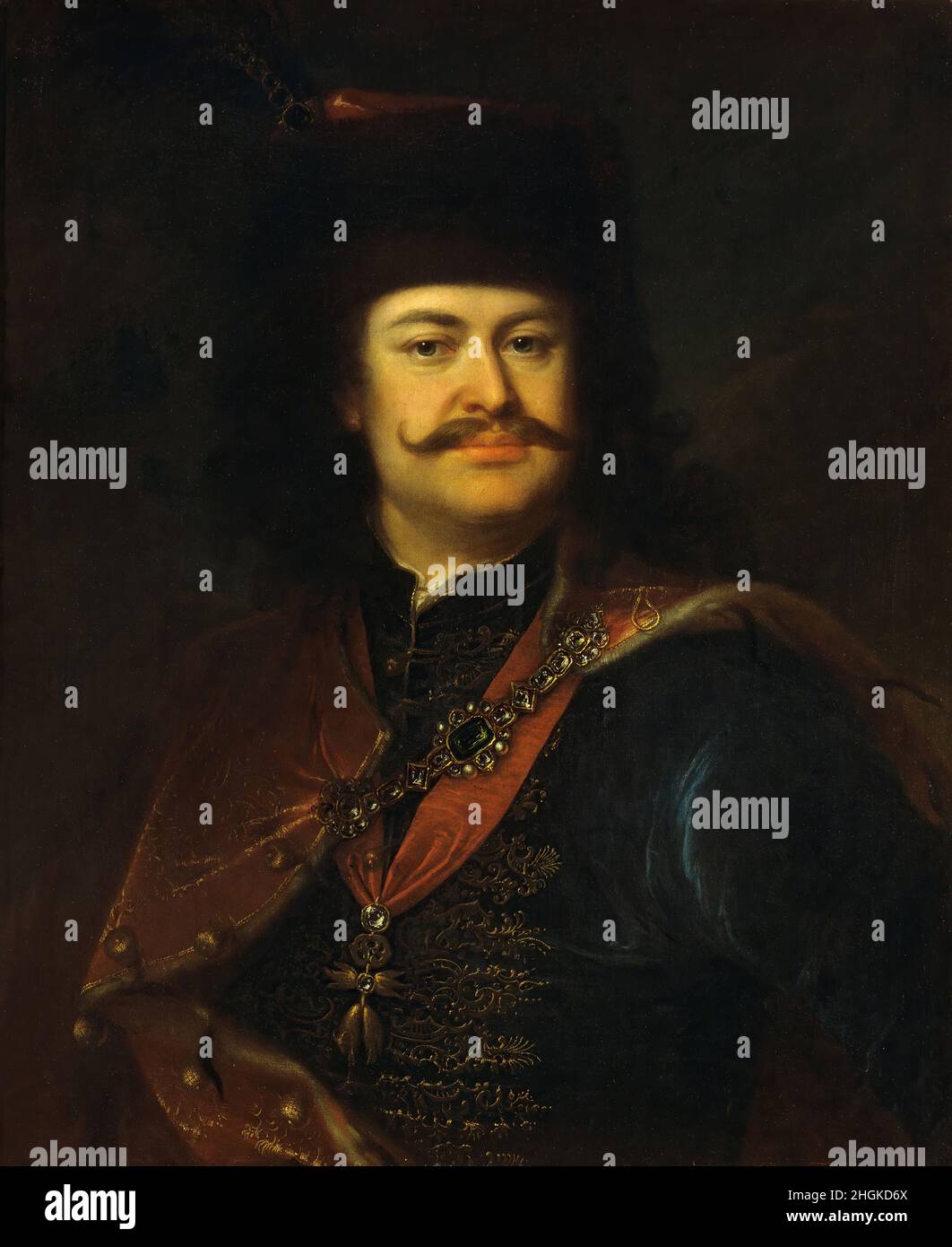 Mànyoki, Ádam - Portrait of Prince Ferenc Ràkóczi II Stock Photo - Alamy