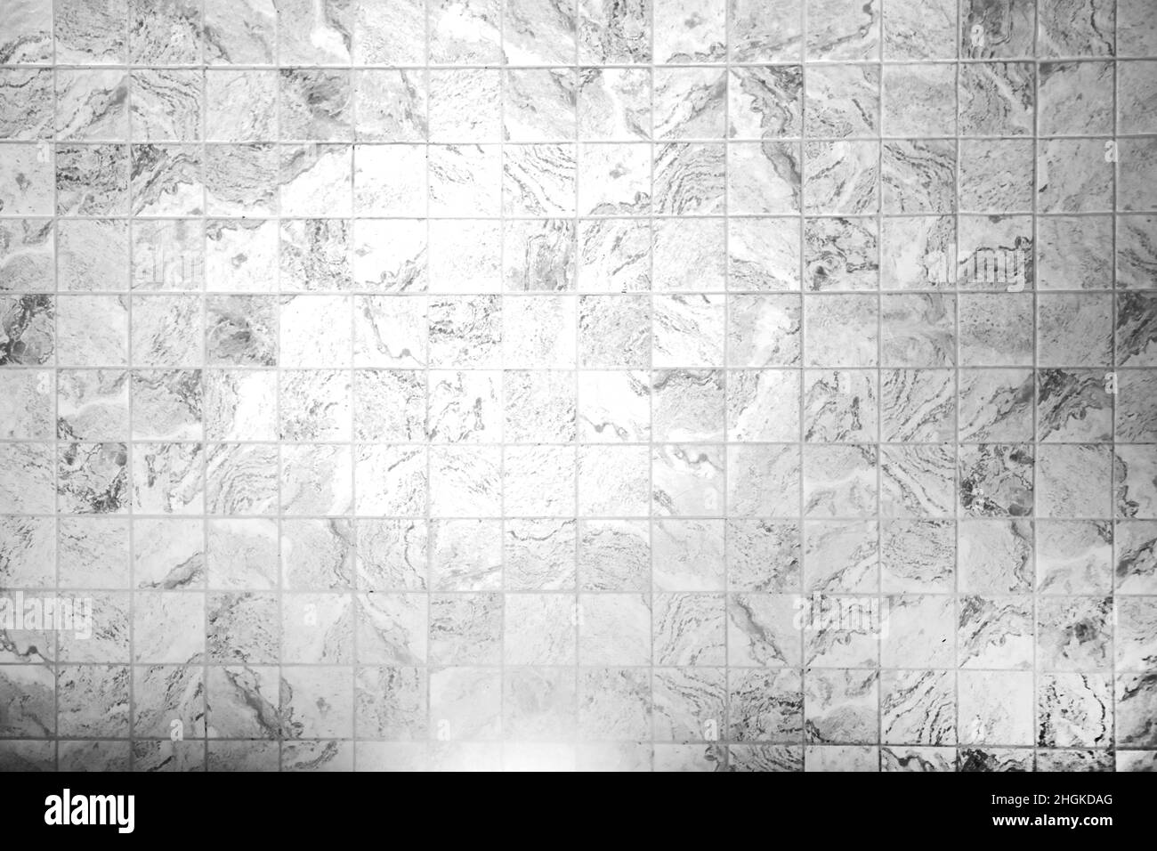 texture tile monochrome illuminated ceramic pattern squares Stock Photo