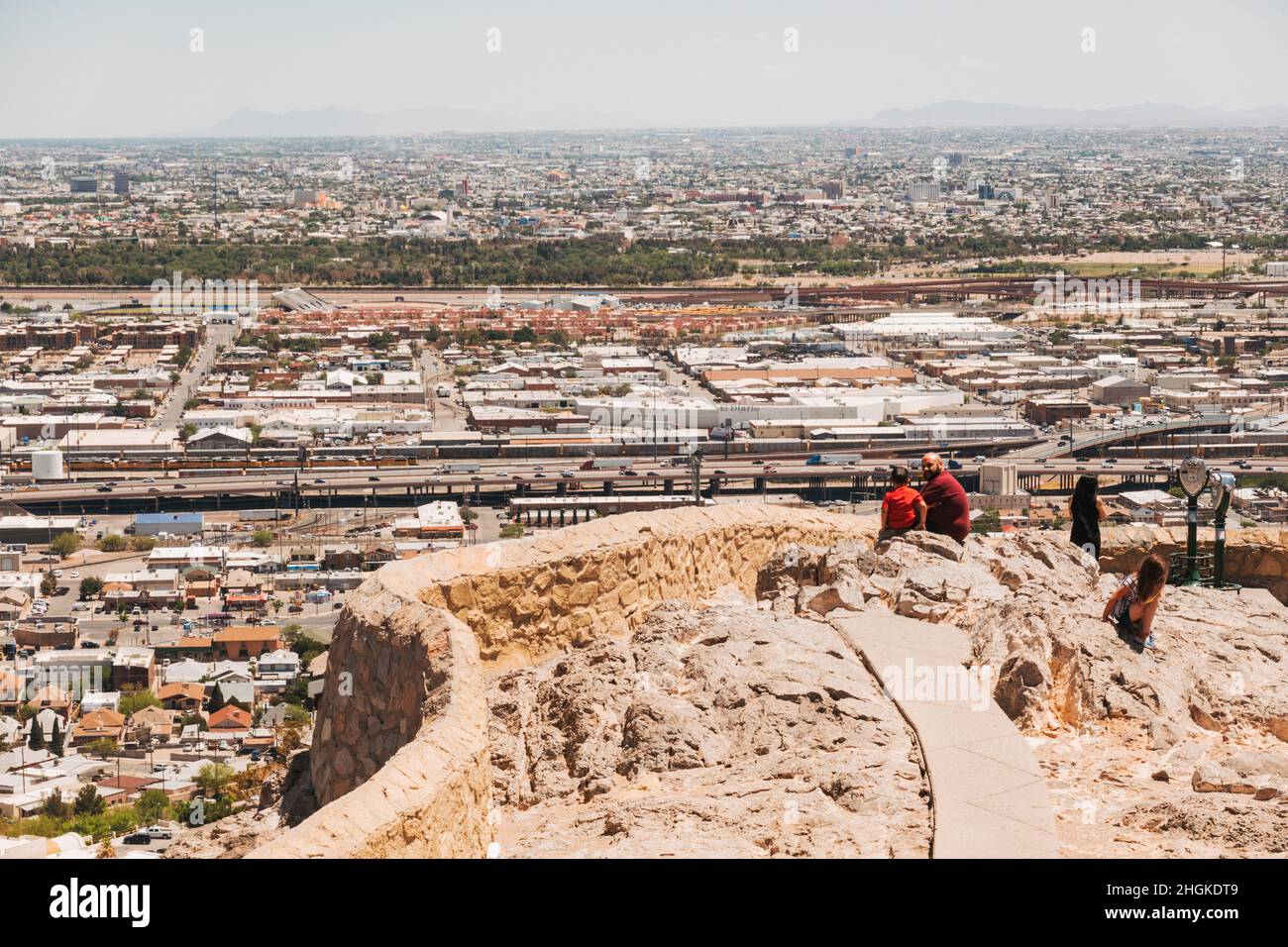 the view from Murchison Rogers Park, looking out over the city of El