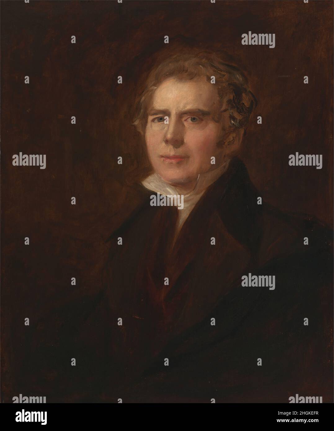 Sir David Wilkie SelfPortrait Stock Photo Alamy