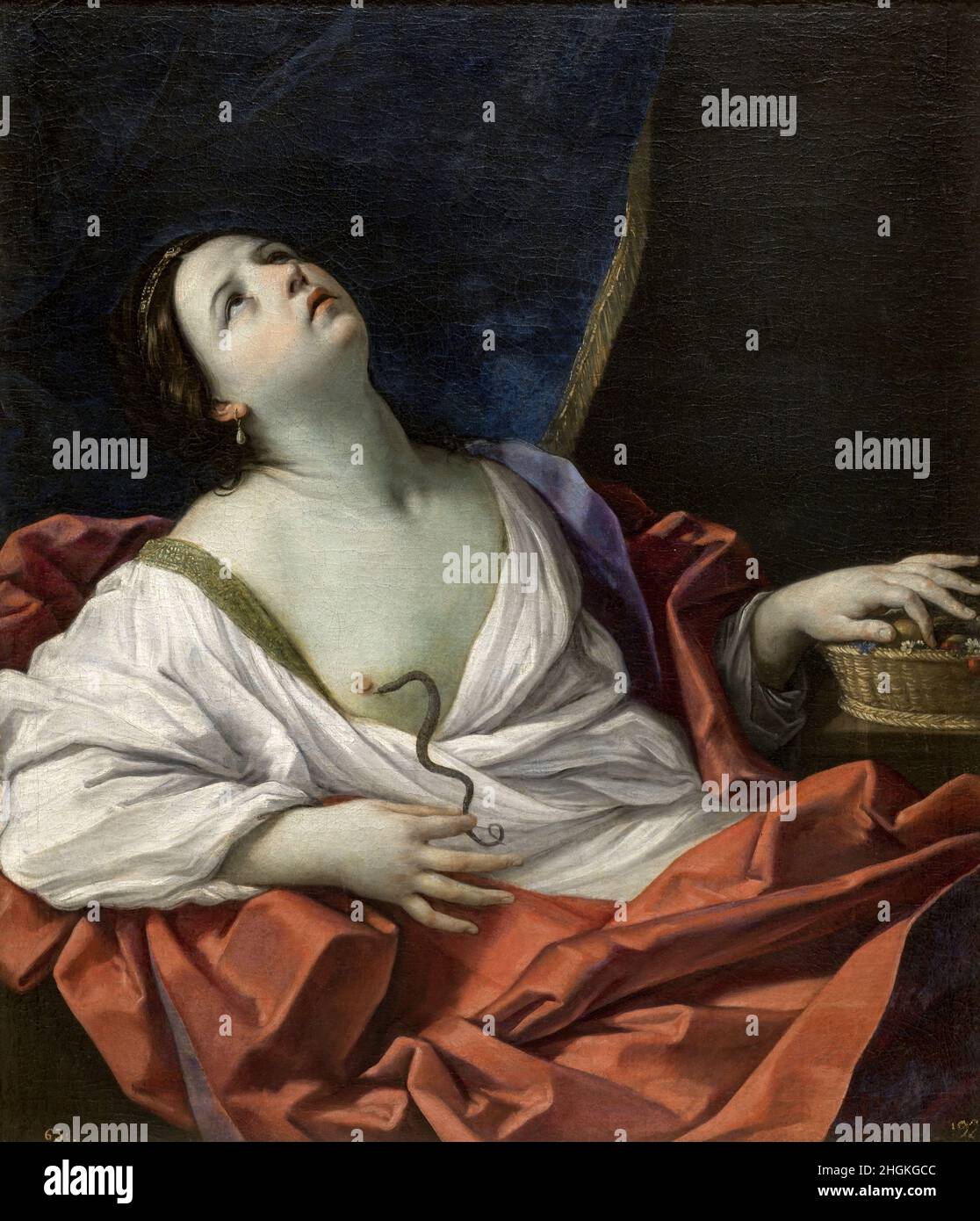 Cleopatra - 1640c. - oil on canvas 110 x 94 cm - Reni Guido Stock Photo