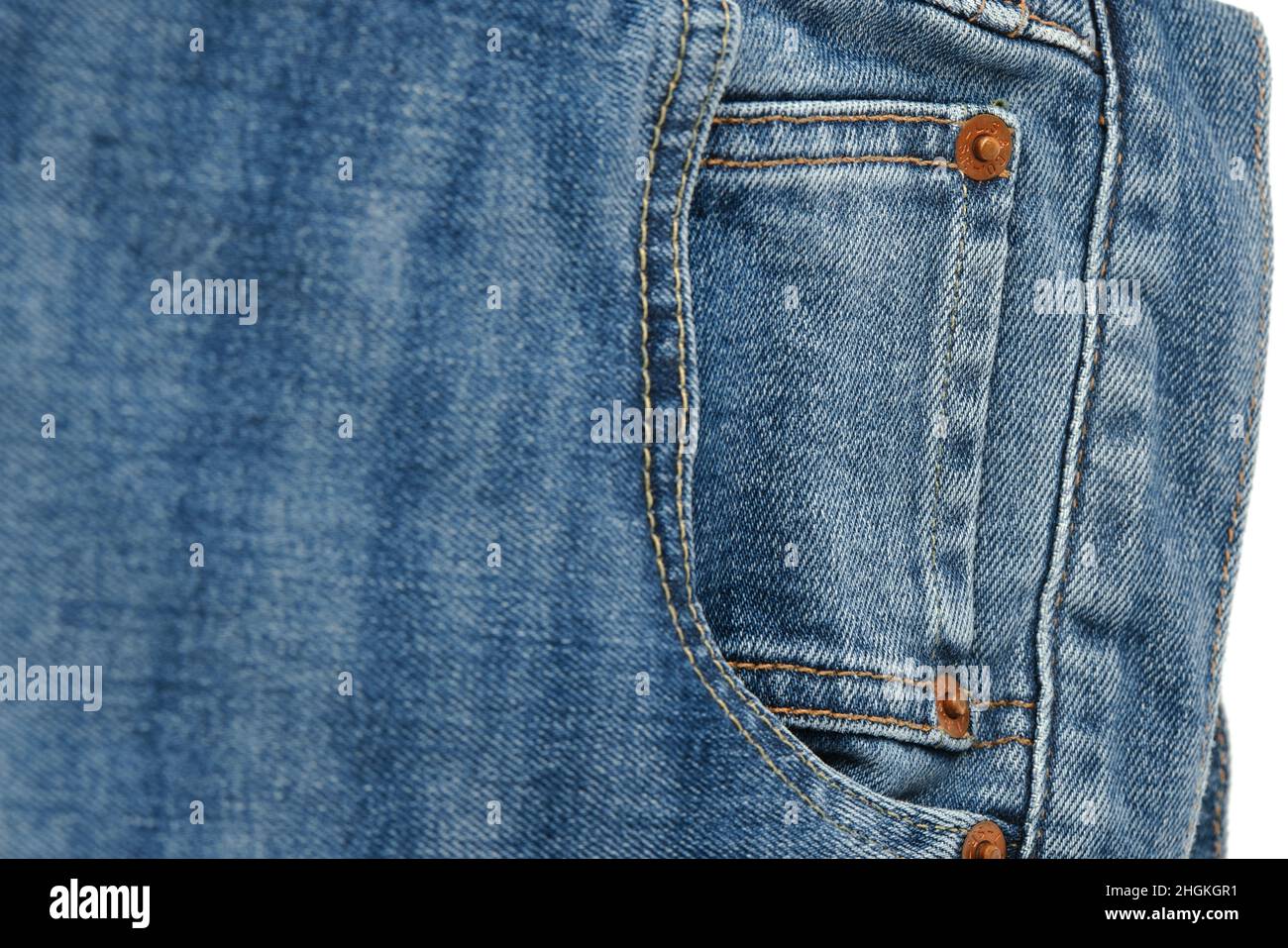 Jeans Metal Buttons On Denim. Macro Shoot. Stock Photo, Picture and Royalty  Free Image. Image 37045566.