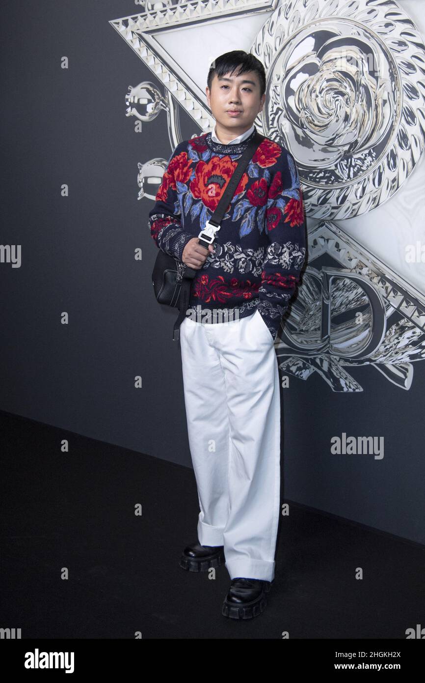 Declan Chan Paris, France. 21st Jan, 2022. Declan Chan attending the Dior Homme ...