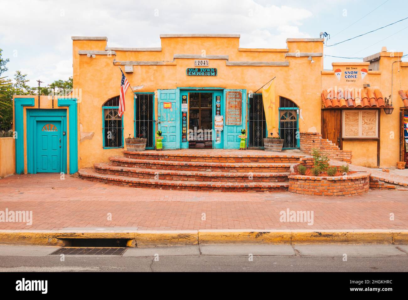 The Old Town Emporium in Albuquerque, New Mexico Stock Photo