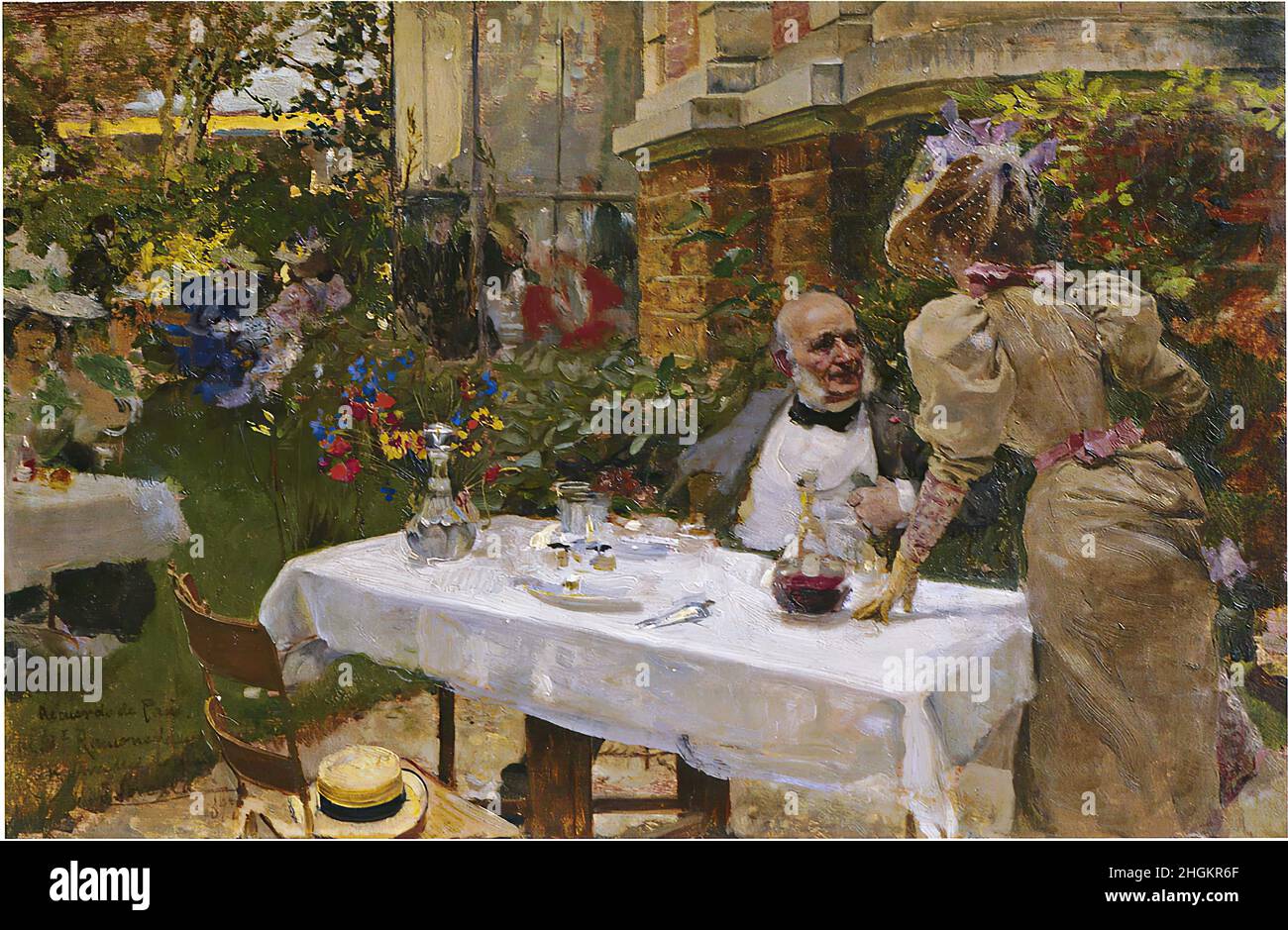 Sorolla Joaqu n Private Collection Cafe In Paris 1885 Oil On Sorolla joaqu n private collection cafe in paris 1885 oil on