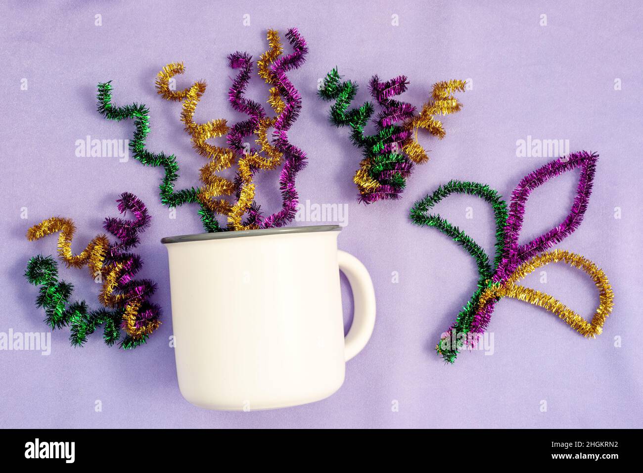 mardi gras coffee cake