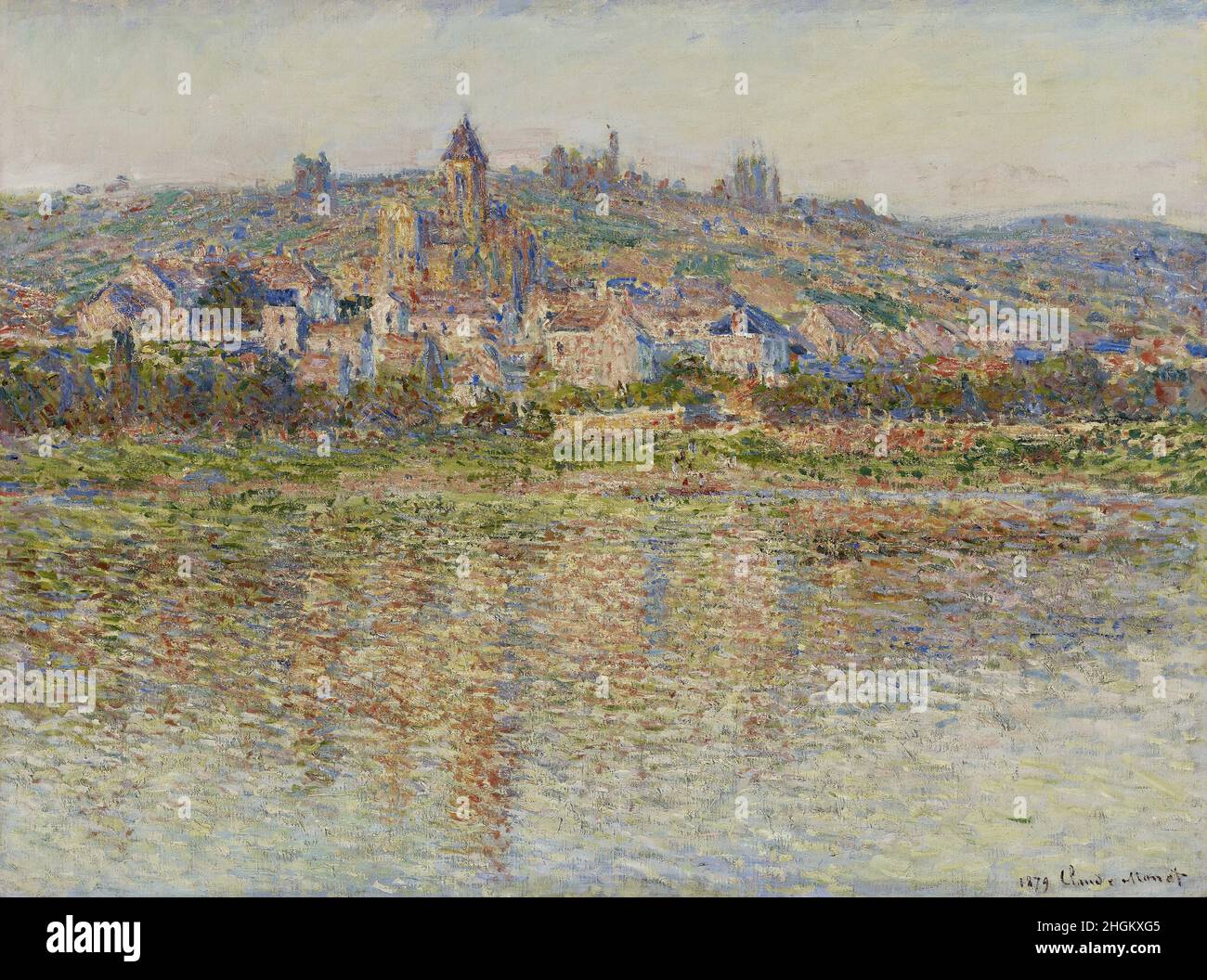 Vétheuil en été - 1879 - Oil on canvas 67,7 x 90,5 cm - Monet Claude Stock Photo