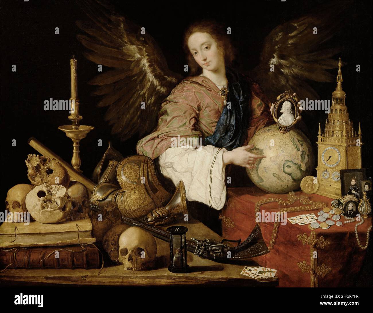 Antonio de Pereda - Allegory of Vanity Stock Photo