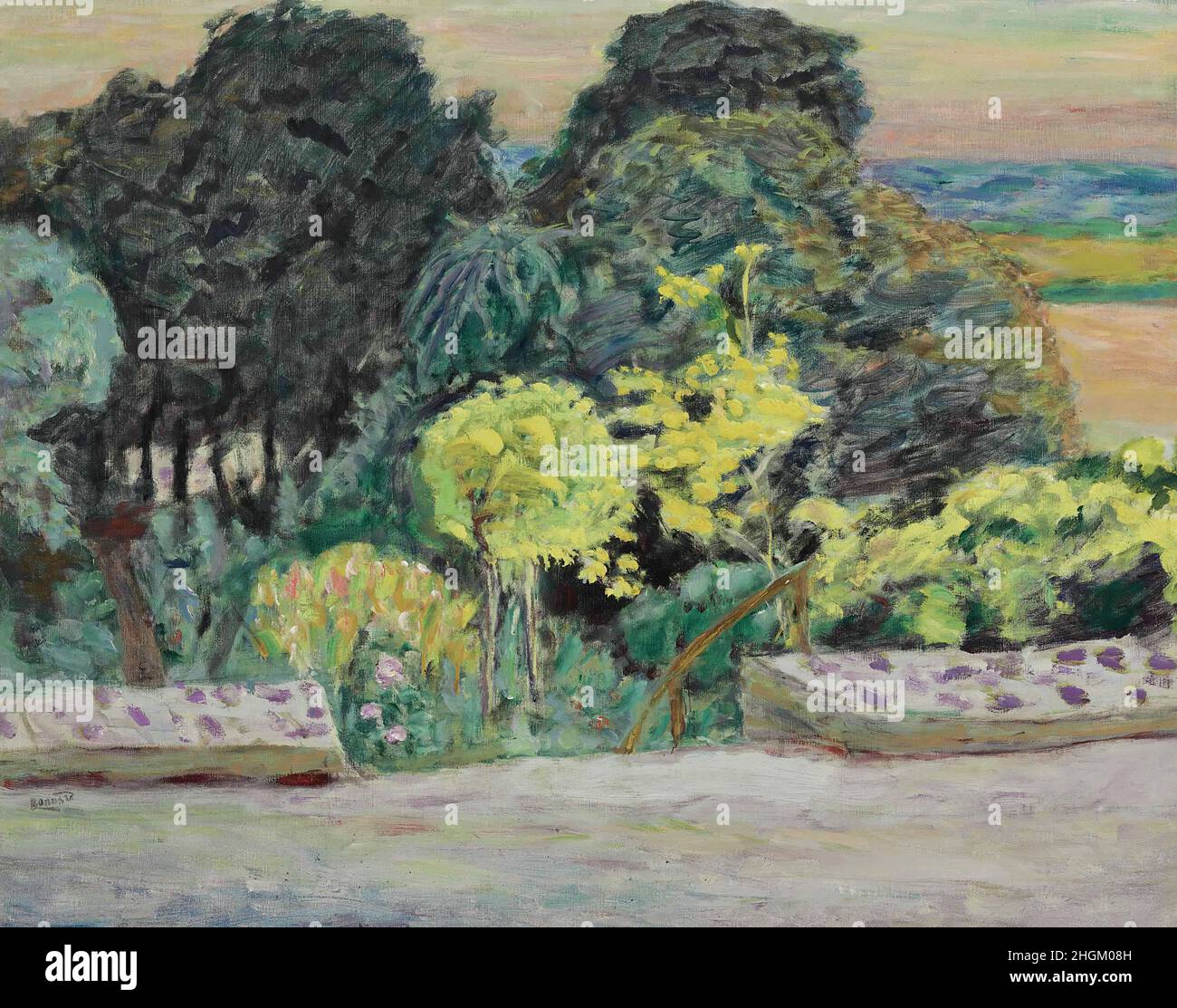 Pierre Bonnard - La Terrasse Stock Photo - Alamy