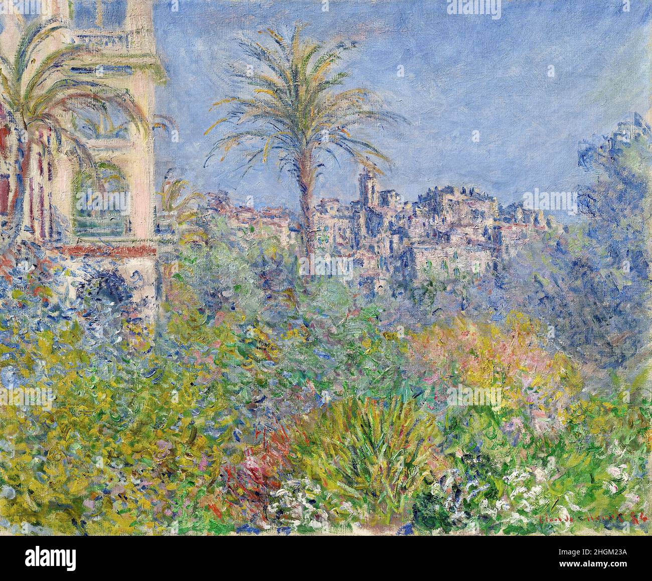 Achetez Tableau Villas à Bordighera (1884), encadré par Claude Monet | ars mundi