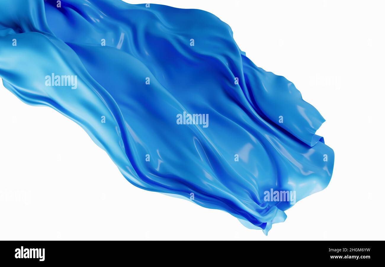 Clothes with a smooth surface, 3d rendering. Computer digital drawing ...