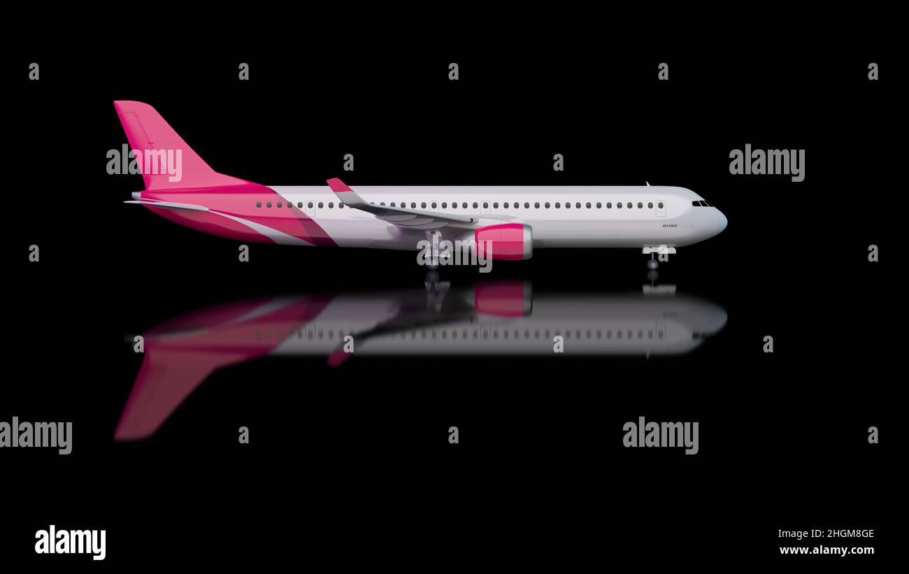 Aeroplane, illustration Stock Photo