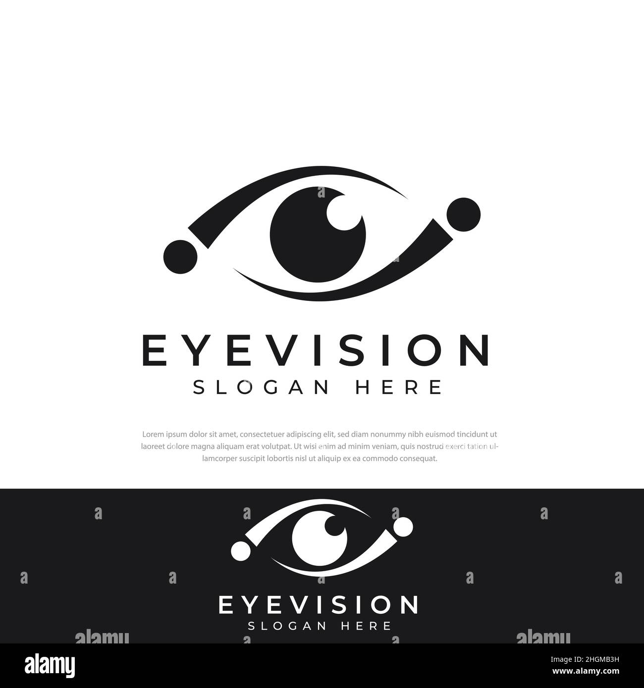 eye logo vector