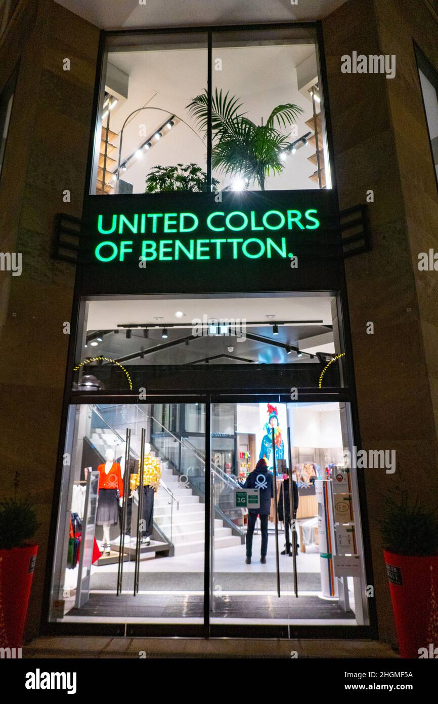 United colors of Benetton store - CITY OF HAMBURG, GERMANY - DECEMBER 21,  2021 Stock Photo - Alamy
