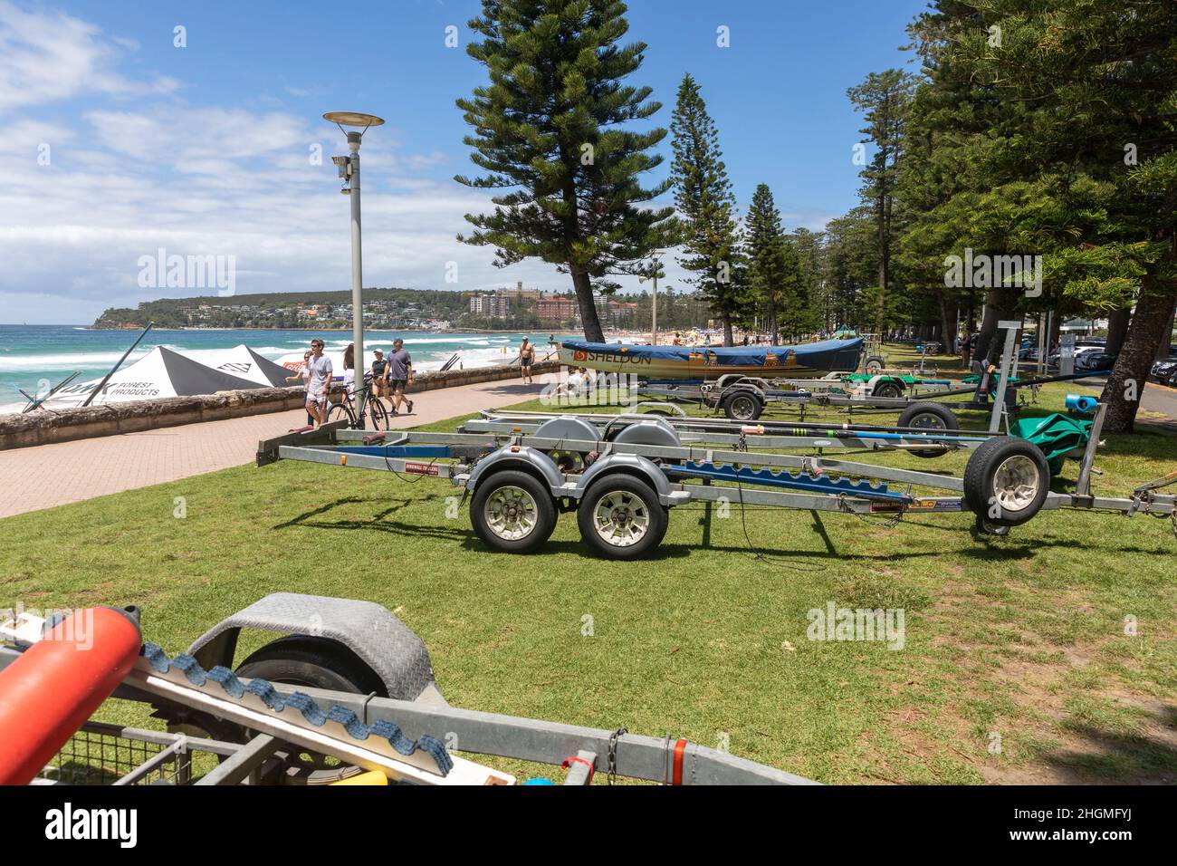 Sydney, Australia. 22nd Jan, 2022. Traditional surf boats race at North Steyne Surf life saving club on Manly Beach and involves clubs and teams from across the Sydney and local areas in New South Wales, Australia.Credit Martin Berry@alamy live news. Credit: martin berry/Alamy Live News Stock Photo