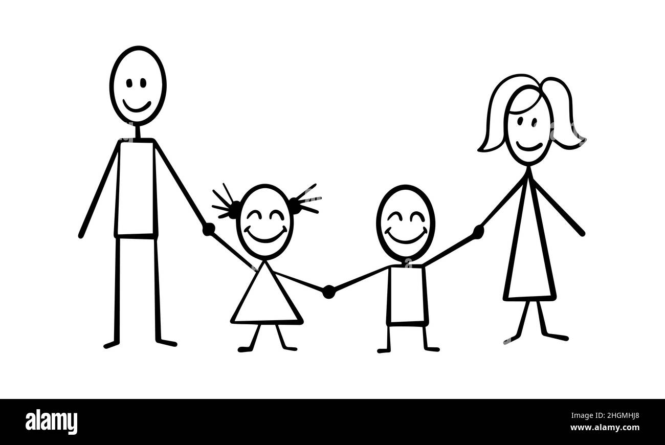 Stick figure sales family