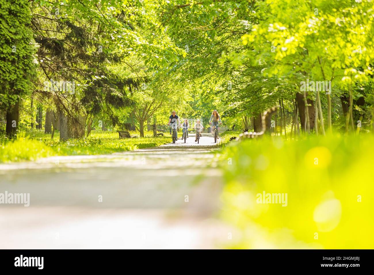 Happy family in warm hi-res stock photography and images - Alamy