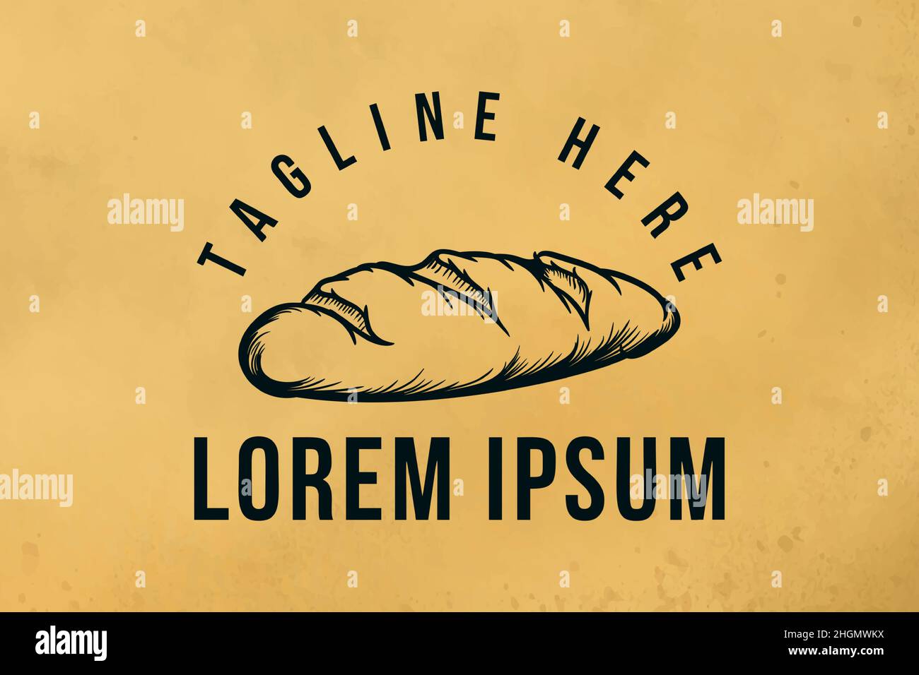 hand drawn bread logo, vintage bakery logo Stock Vector Image & Art - Alamy
