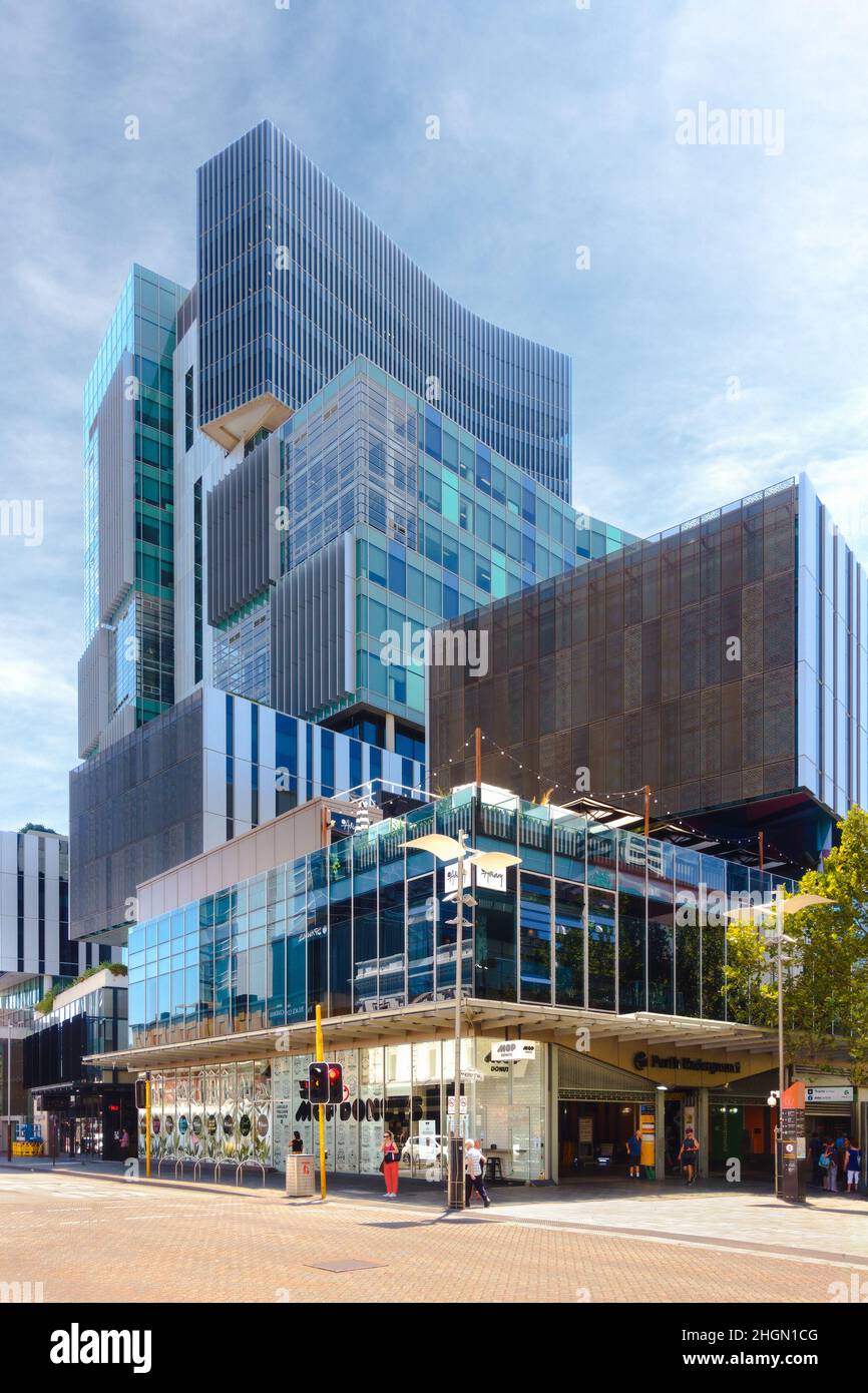 Perth, Australia - One40William commercial development by Hassell Stock Photo