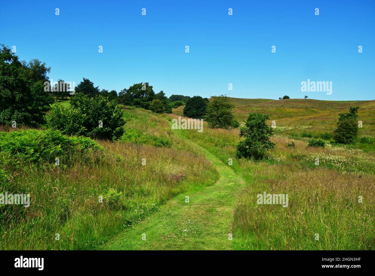 Snipe Dales Country Park and Nature Reserve, Lincolnshire, UK Stock ...