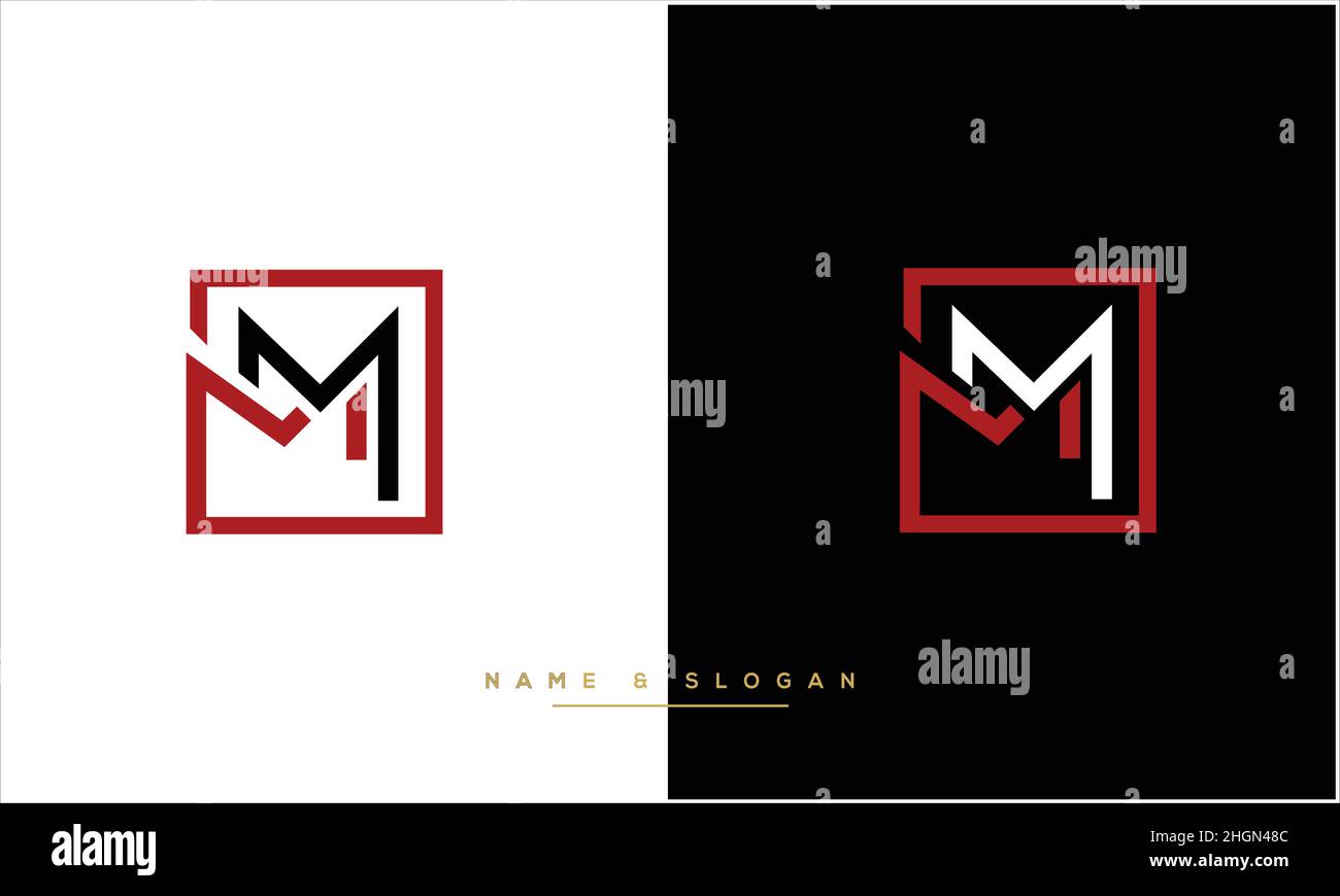 Letter Mm Monogram Stock Illustrations – 1,164 Letter Mm Monogram