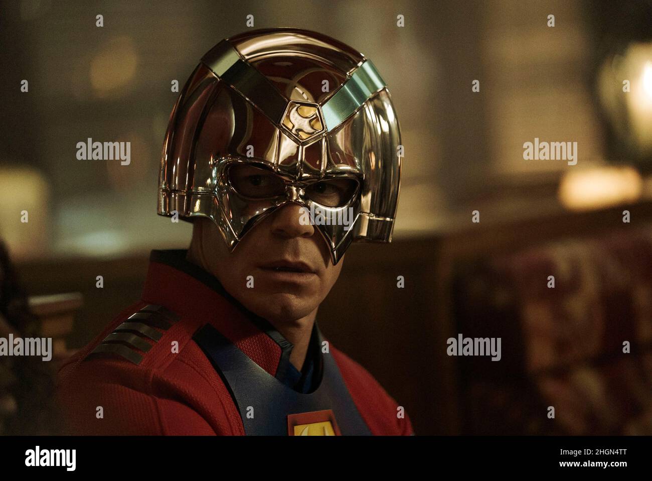 JOHN CENA in PEACEMAKER (2022), directed by JAMES GUNN. Credit DC