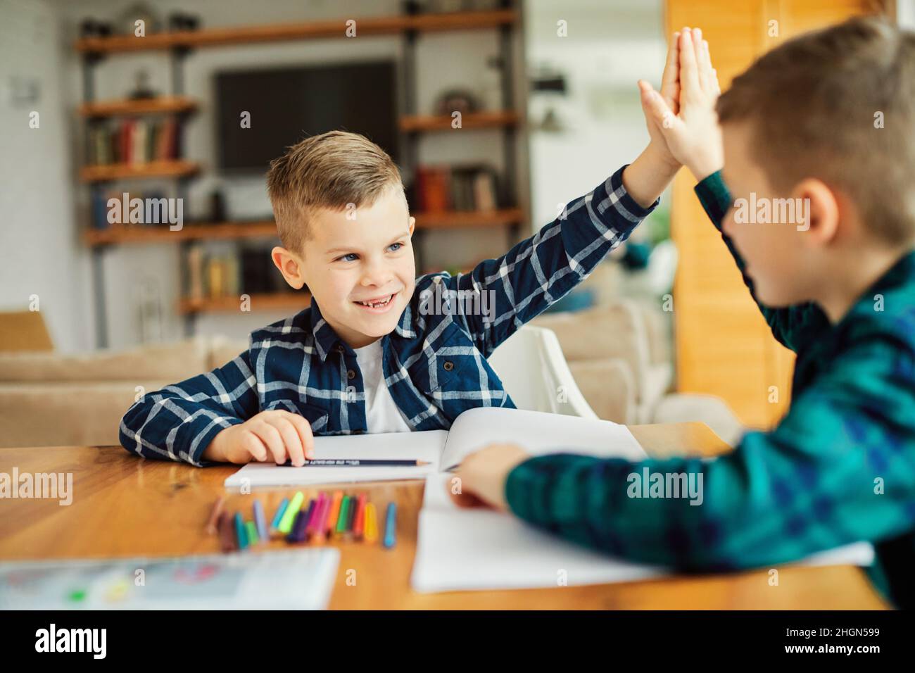 child boy homework school education classroom studying childhood home