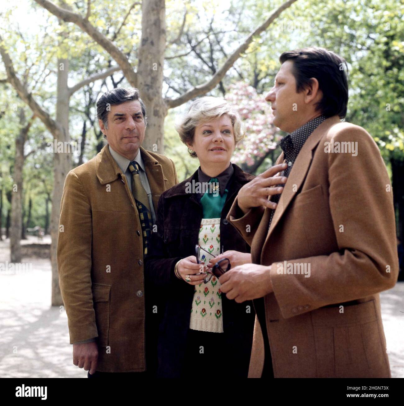 The Romanian actors Silviu Stanculescu, Ileana Stana-Ionescu & Sebastian  Papaiani, approx. 1980 Stock Photo - Alamy