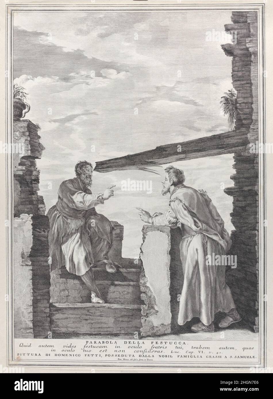 Parable of the mote and the beam 1732–50 Pietro Monaco. Parable of the ...