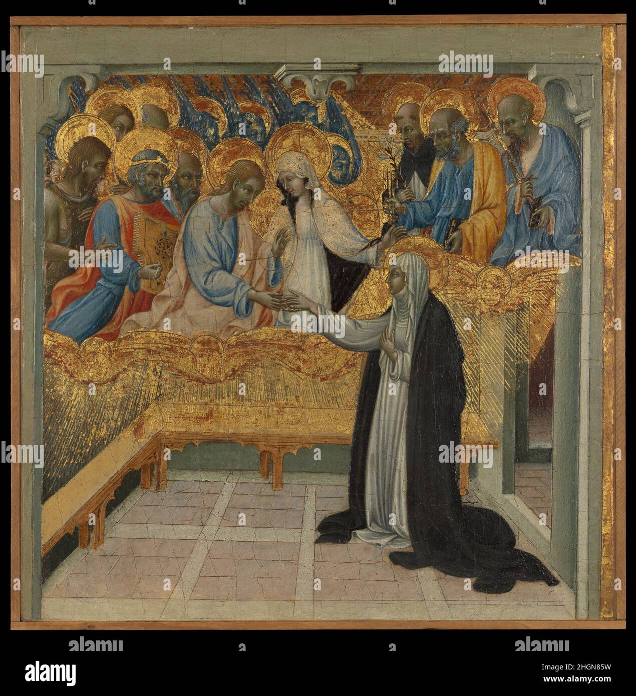 The Mystic Marriage of Saint Catherine of Siena Giovanni di Paolo ...