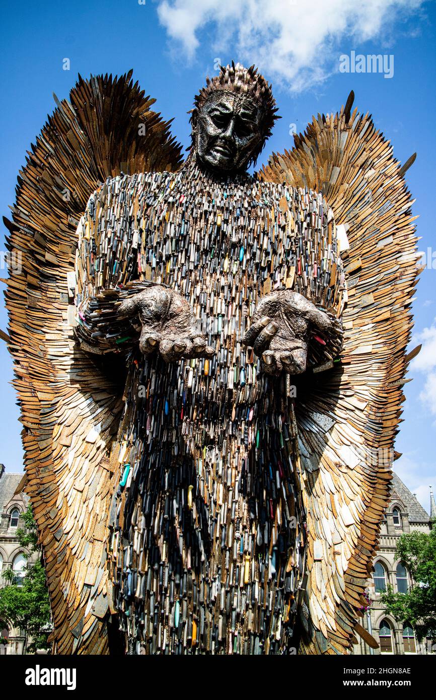 Knife Angel in Middlesbrough Stock Photo Alamy