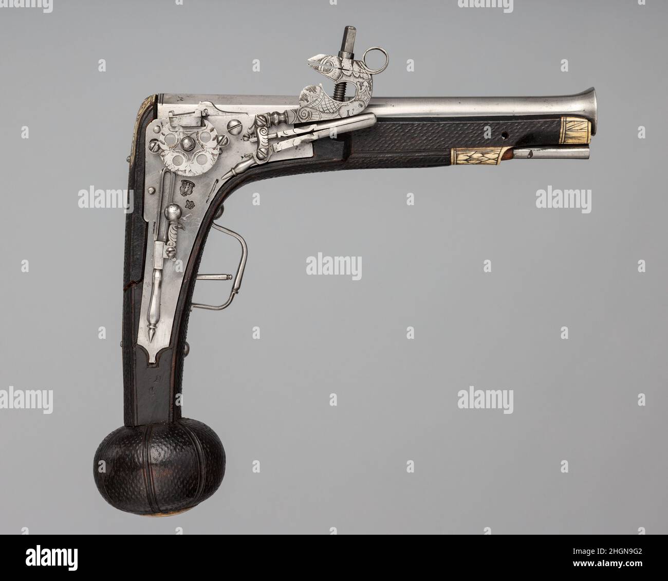 Wheellock Pistol late 16th century German, Liegnitz. Wheellock Pistol