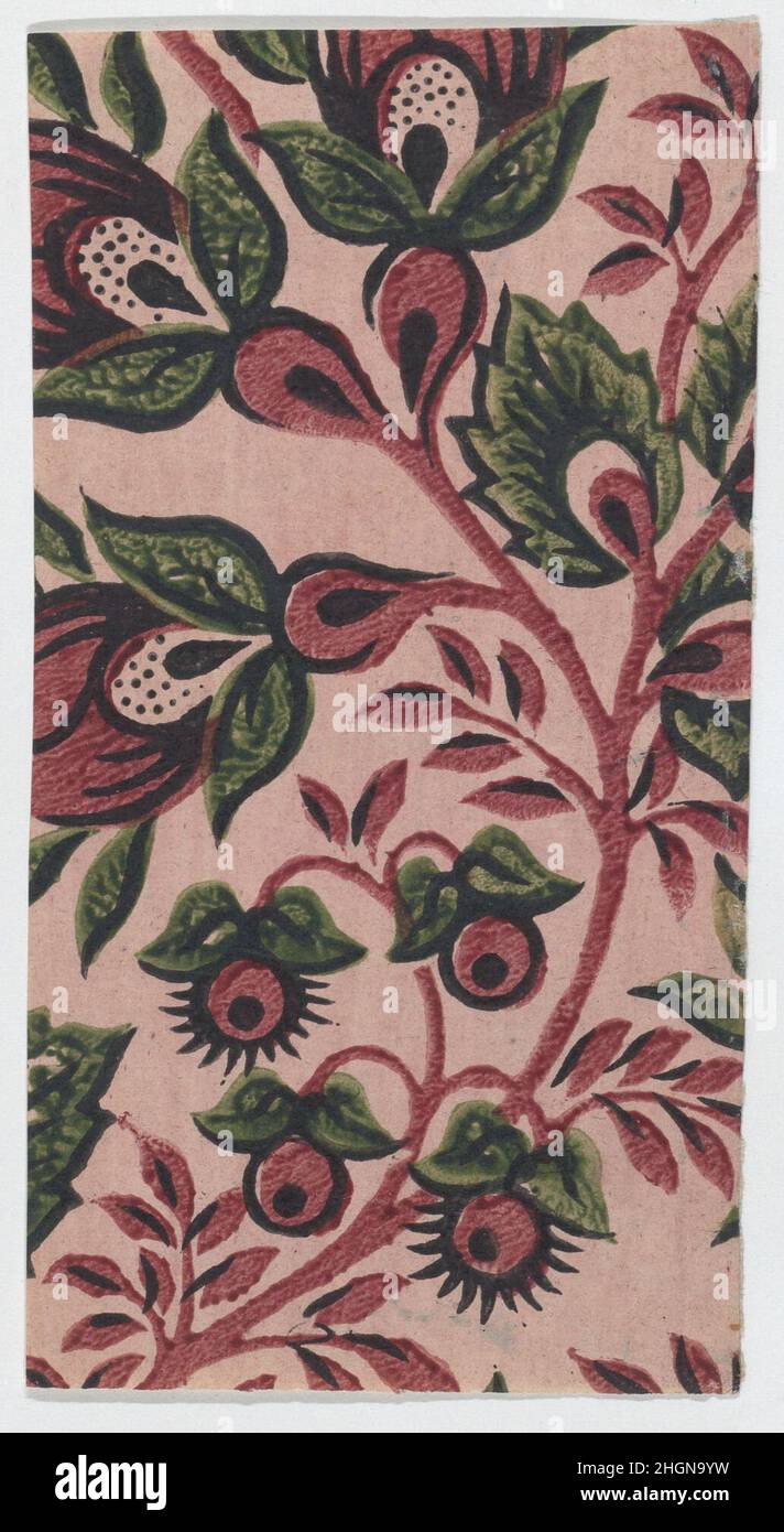 Small sheet with overall floral pattern late 18th–mid-19th century ...