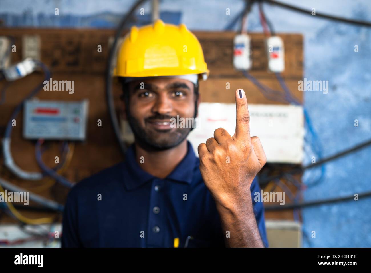 Electrical Engineer At Work